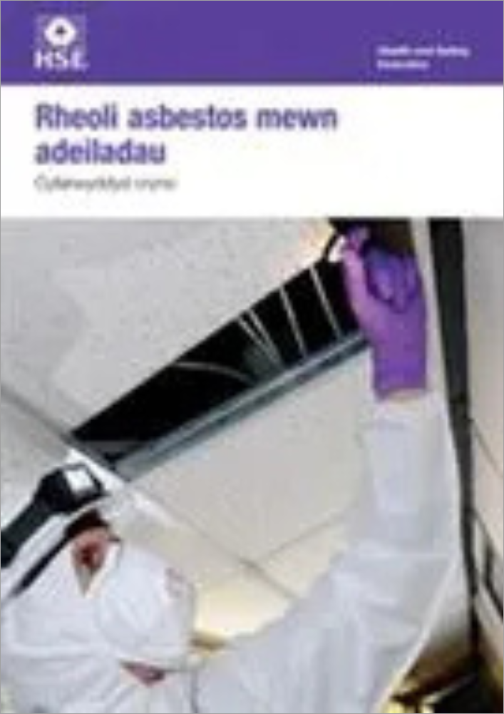 Rheoli asbestos mewn adeiladau: cyfarwyddyd cryno / Managing Asbestos In Buildings (5 pack) (Welsh), INDG223